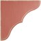 Ekena Millwork 1 3/4"W x 10"D x 10"H Stratford Wood Vintage Decor Bracket, Salvage Red BKTWD02X10X10STRD - alternate 2